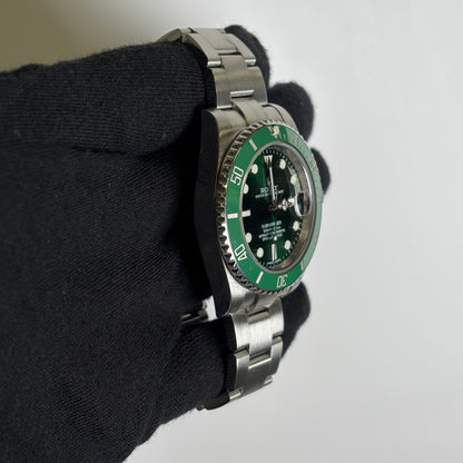 Rolex Submariner 40mm Green Dial Watch Ref# 116610LV - Happy Jewelers Fine Jewelry Lifetime Warranty