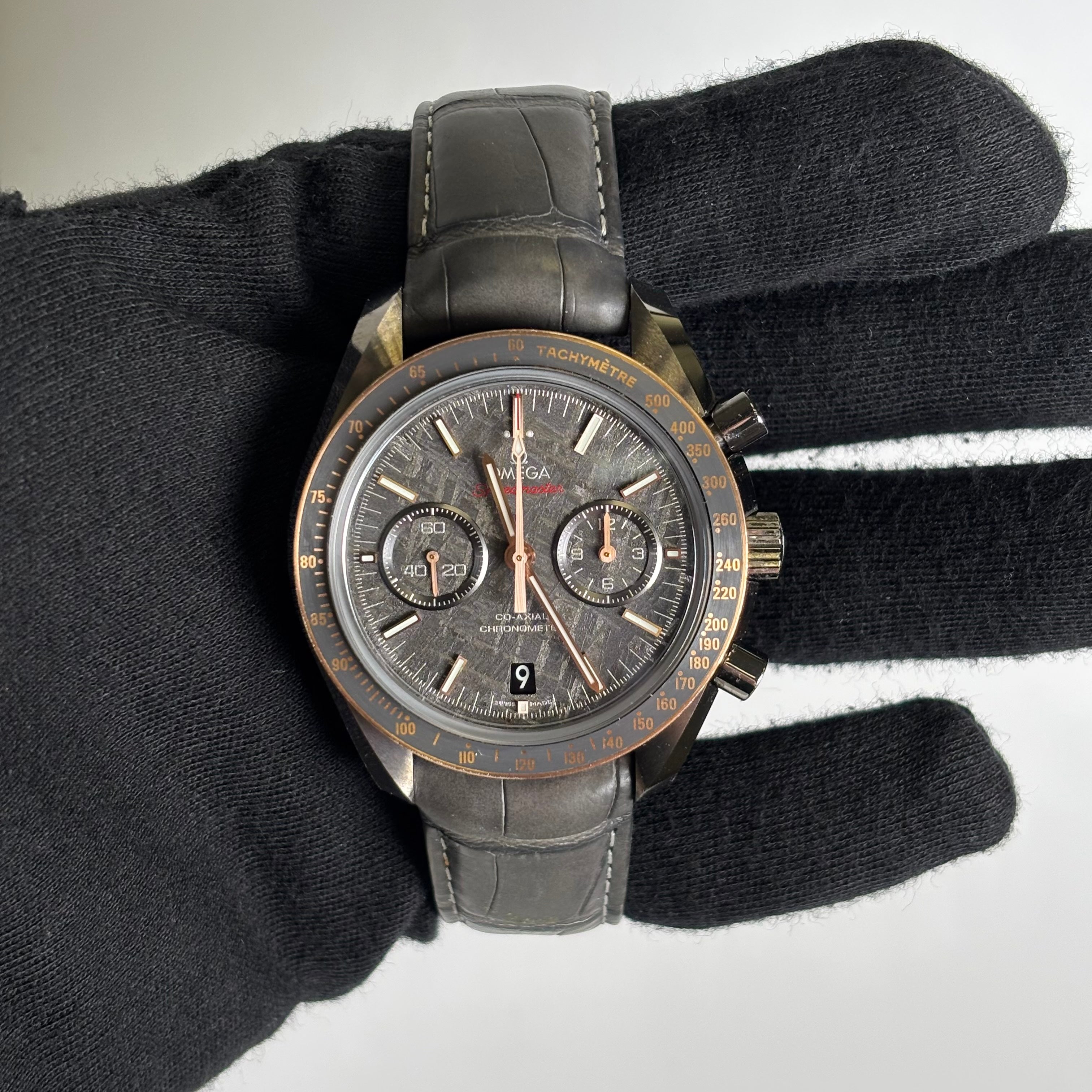 Omega Speedmaster 44.25mm Meteorite Dial Watch Ref# 311.63.44.51.99.001 - Happy Jewelers Fine Jewelry Lifetime Warranty