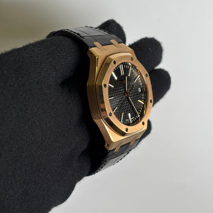 Audemars Piguet Royal Oak 41mm Black Dial Ref# 15510OR.OO.D002CR.01 - Happy Jewelers Fine Jewelry Lifetime Warranty