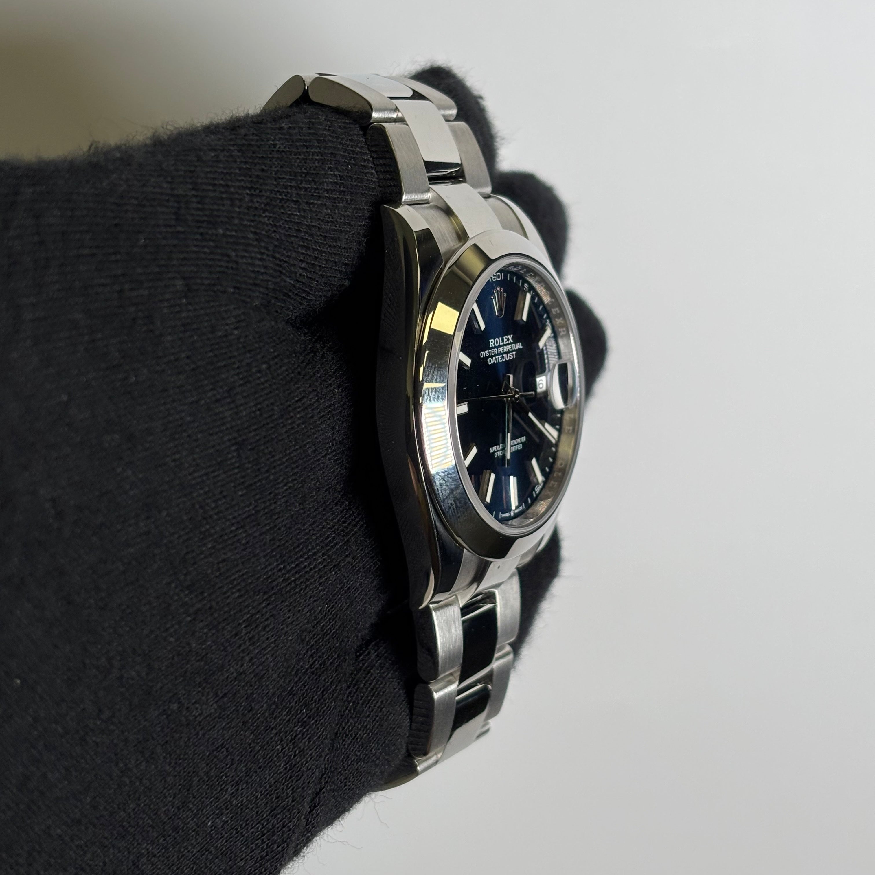 Rolex Datejust 41mm Blue Dial Watch Ref# 126300 - Happy Jewelers Fine Jewelry Lifetime Warranty
