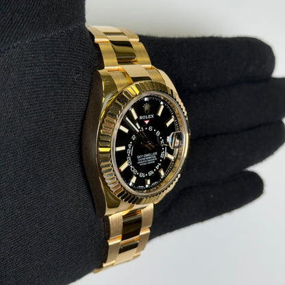 Rolex Sky-Dweller 42mm Black Dial Watch Ref# 326938 - Happy Jewelers Fine Jewelry Lifetime Warranty