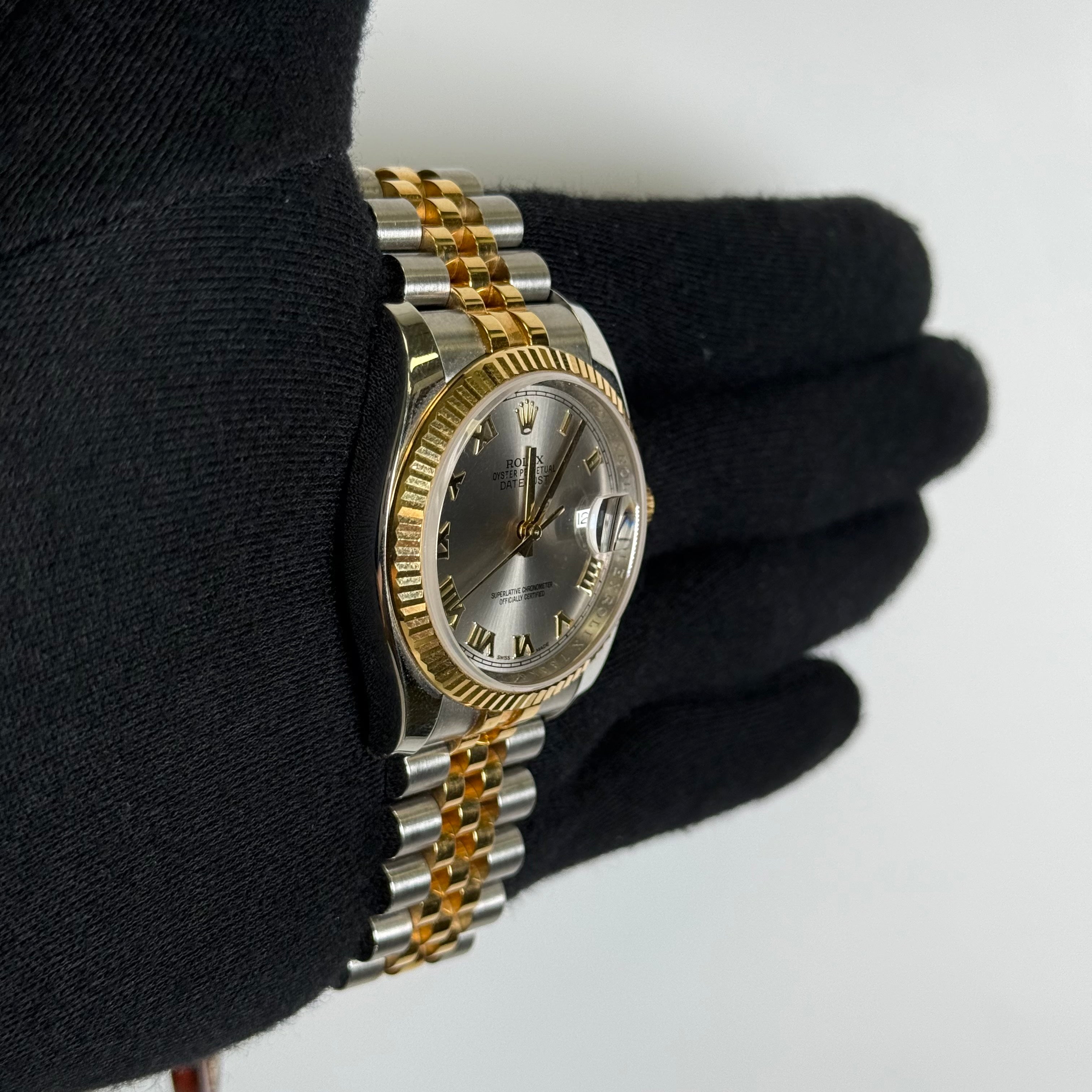 Rolex Datejust 36mm Silver Dial Watch Ref# 116233 - Happy Jewelers Fine Jewelry Lifetime Warranty