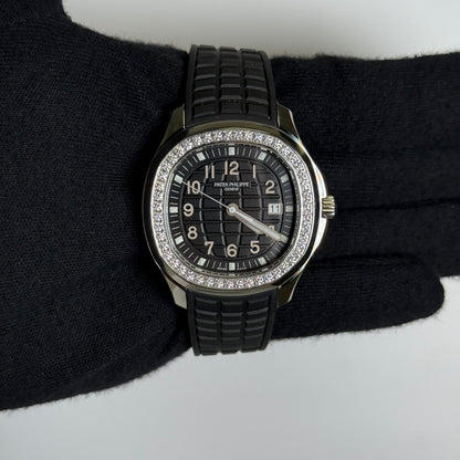 Patek Philippe Aquanuat 38mm Black Dial Watch Ref# 5267/200A-001 - Happy Jewelers Fine Jewelry Lifetime Warranty