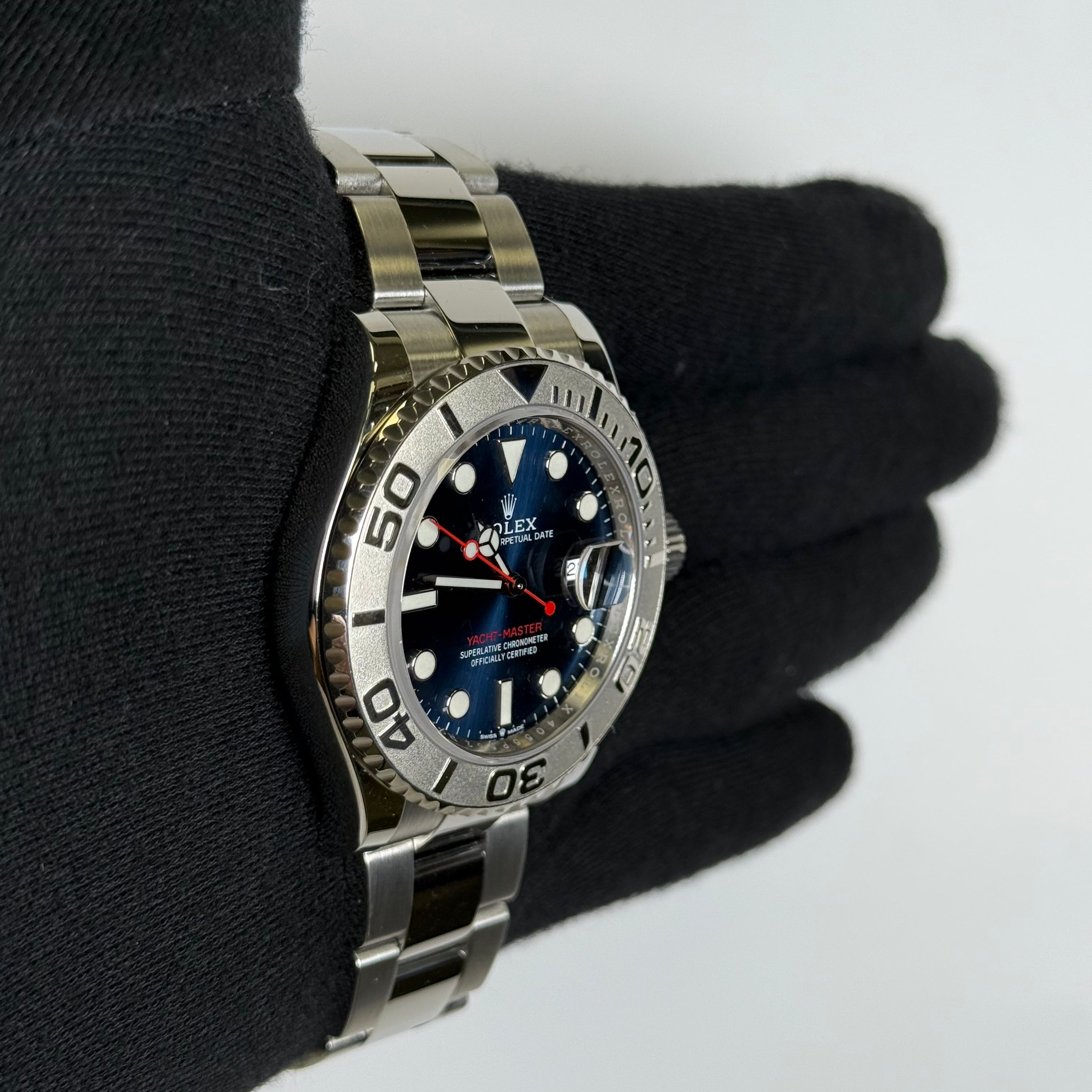 Rolex Yacht-Master 40mm Blue Dial Watch Ref# 126622 - Happy Jewelers Fine Jewelry Lifetime Warranty