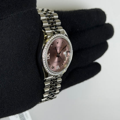 Rolex Datejust 36mm Pink Dial Watch Ref# 126234 - Happy Jewelers Fine Jewelry Lifetime Warranty