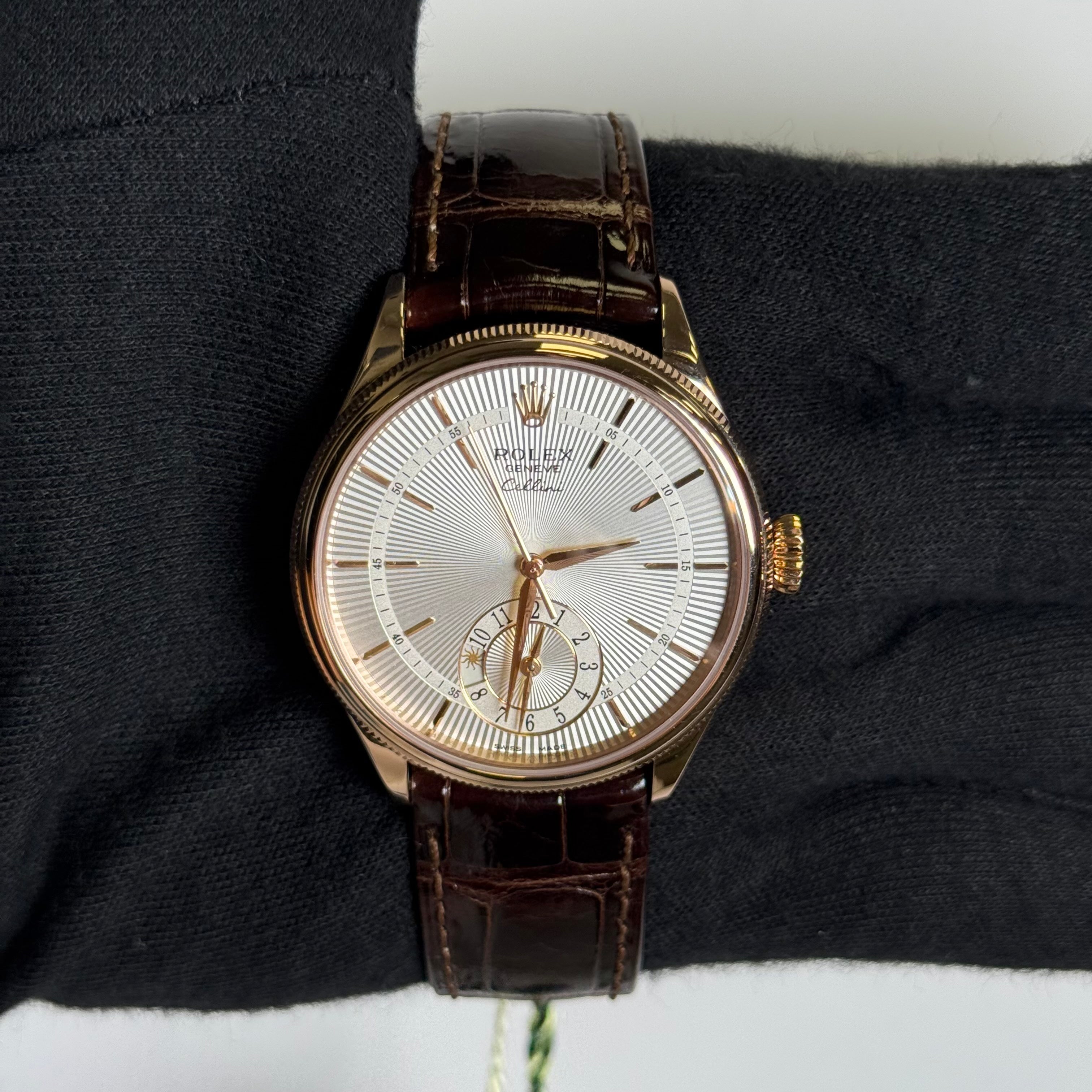 Rolex Cellini 39mm Silver Dial Watch Ref# 50525 - Happy Jewelers Fine Jewelry Lifetime Warranty