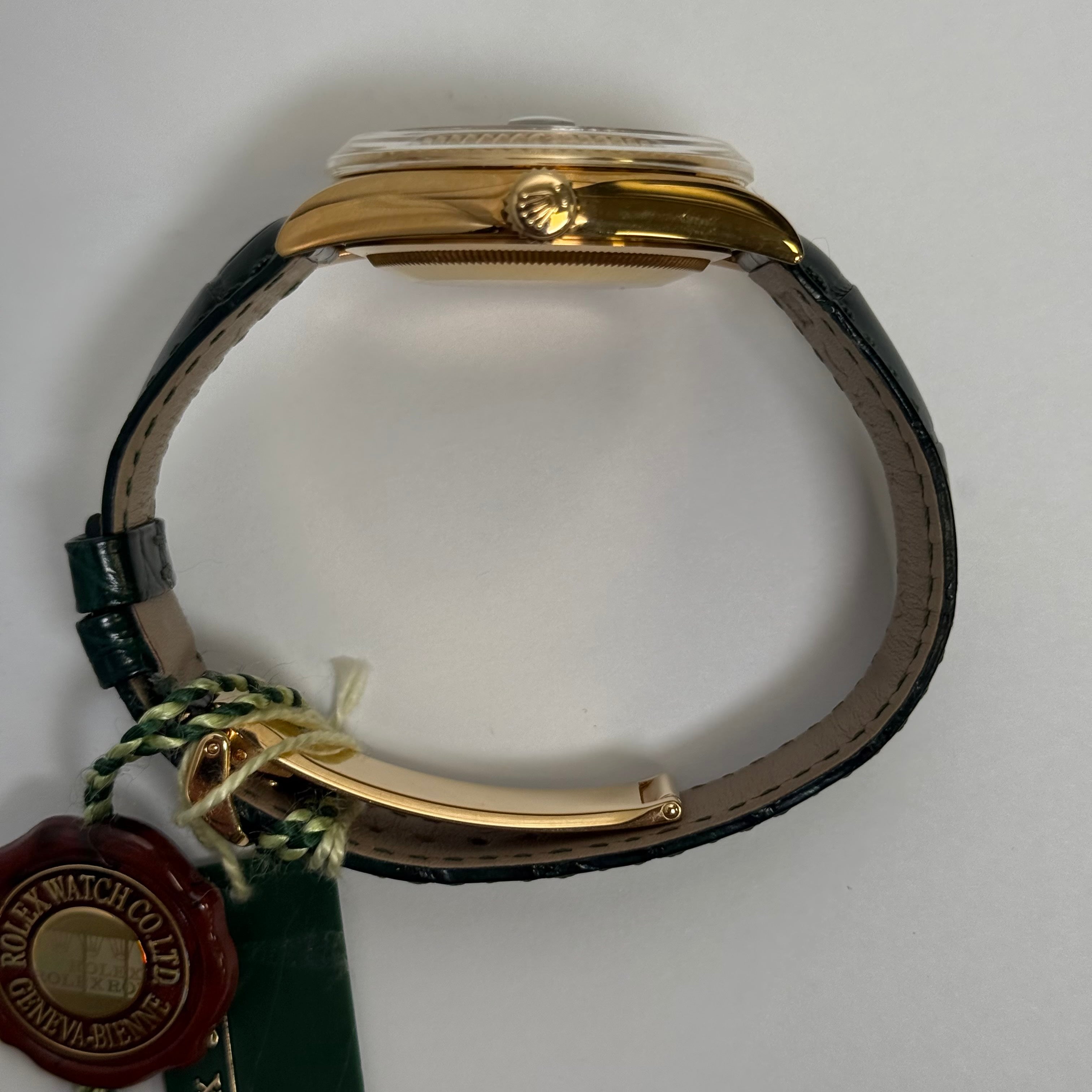 Rolex Day-Date 36mm Green Dial Watch Ref# 118138 - Happy Jewelers Fine Jewelry Lifetime Warranty