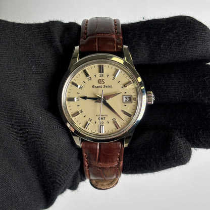 Grand Seiko Elegance 39.5mm Cream Dial Watch Ref# SBGM221 - Happy Jewelers Fine Jewelry Lifetime Warranty