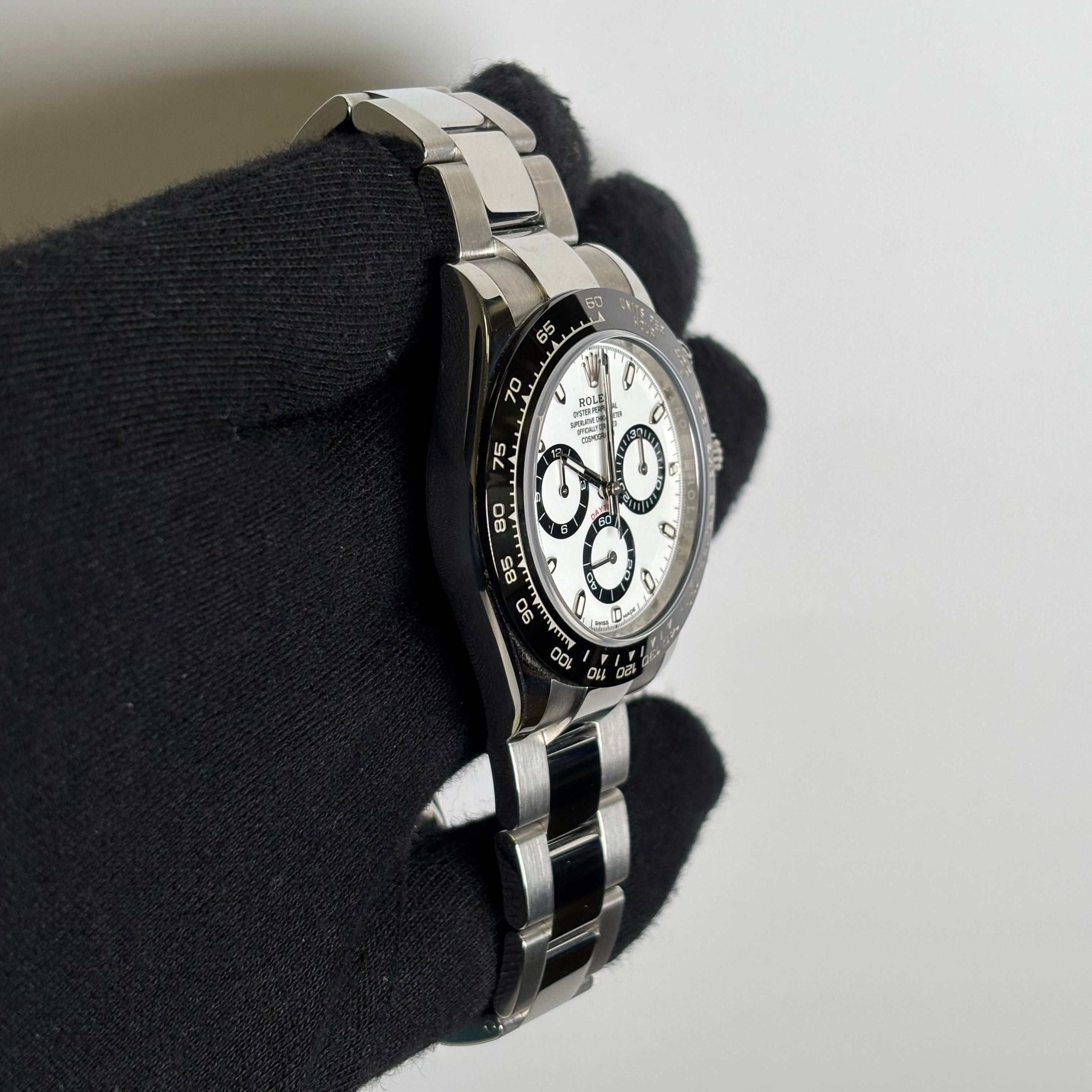 Rolex Daytona 40mm White Dial Watch Ref# 116500LN - Happy Jewelers Fine Jewelry Lifetime Warranty