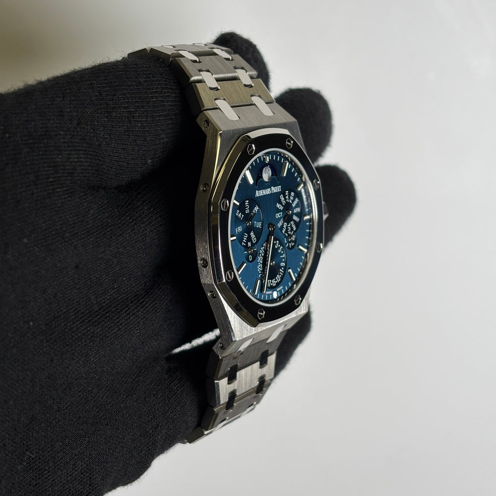 Audemars Piguet Royal Oak 41mm Blue Dial Watch Ref# 26586IP.OO.1240IP.01