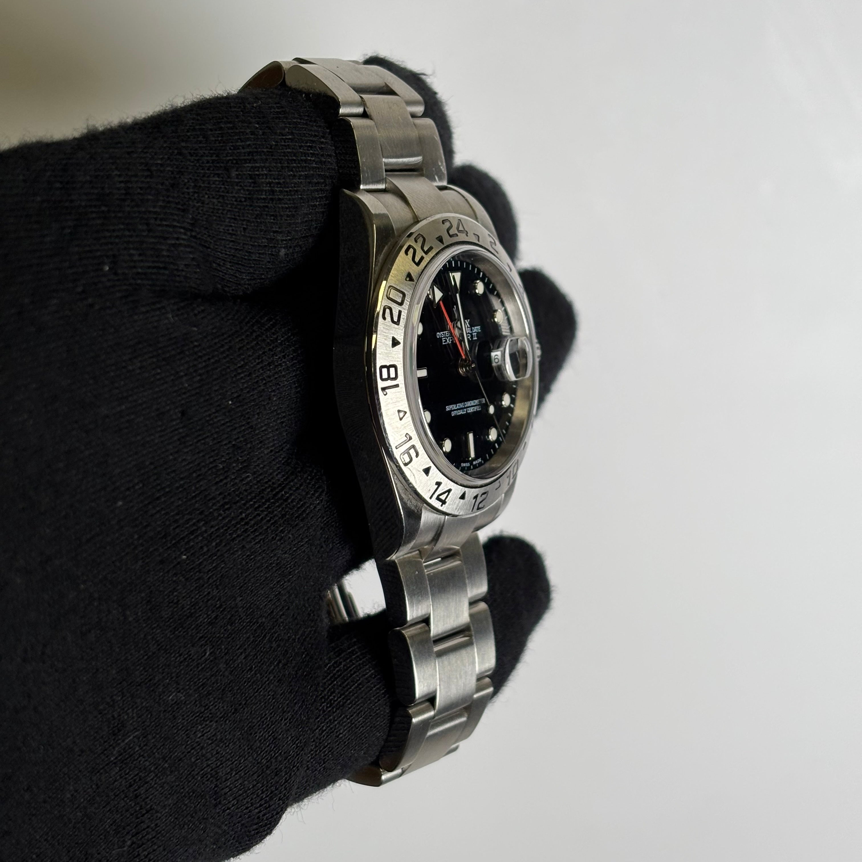 Rolex Explorer II 40mm Black Dial Watch Ref# 16570 - Happy Jewelers Fine Jewelry Lifetime Warranty