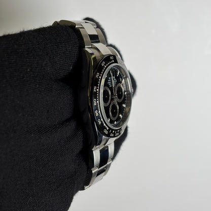 Rolex Daytona 40mm Black Dial Watch Ref# 116500LN - Happy Jewelers Fine Jewelry Lifetime Warranty