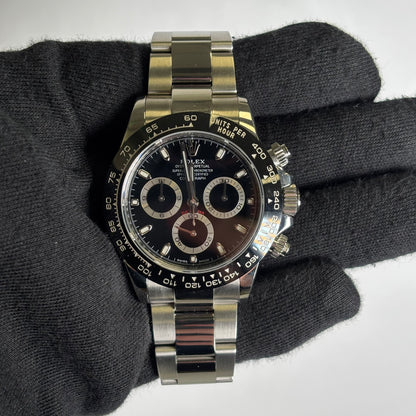 Rolex Daytona 40mm Black Dial Watch Ref# 116500LN - Happy Jewelers Fine Jewelry Lifetime Warranty