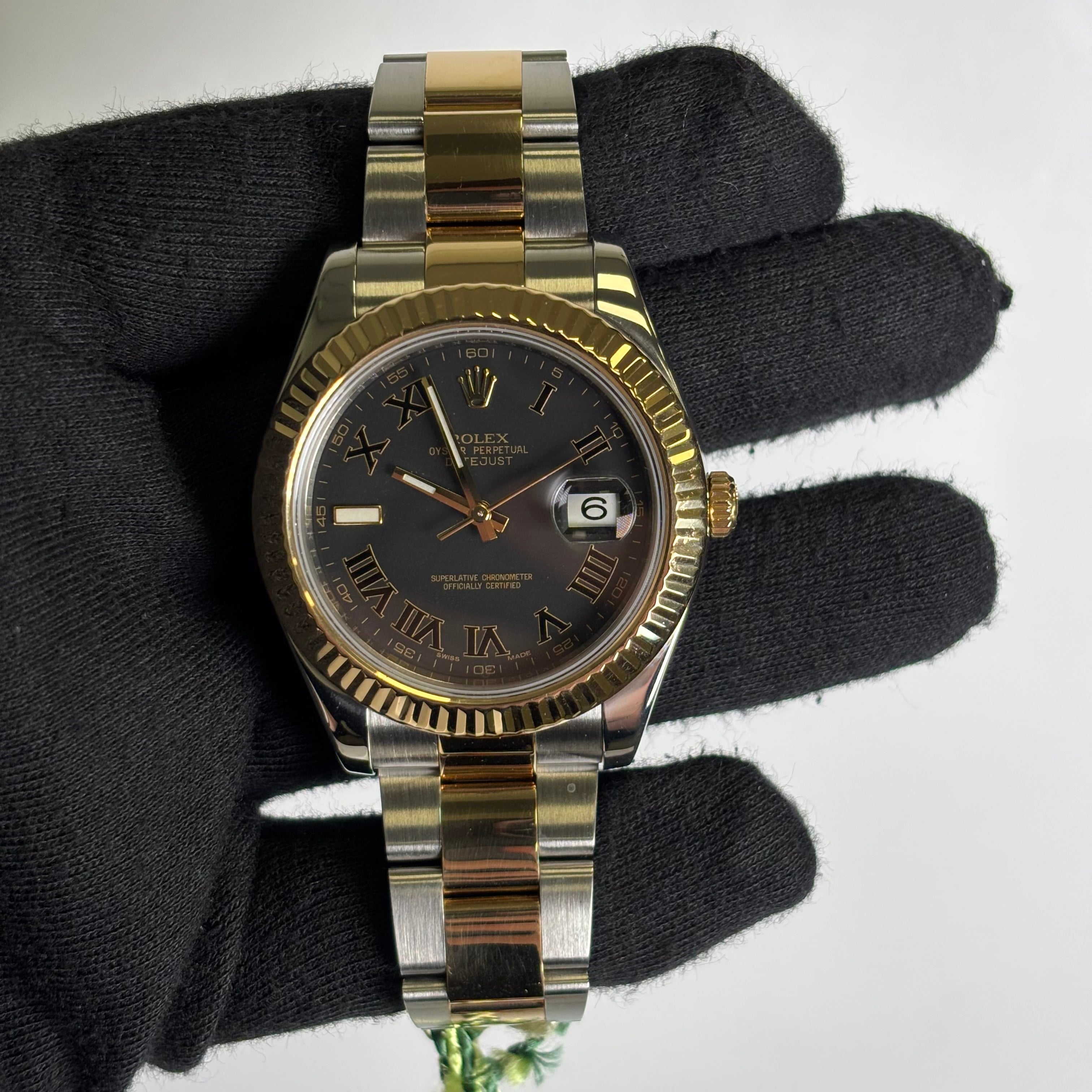 Rolex Datejust 41mm Black Dial Watch Ref# 116333 - Happy Jewelers Fine Jewelry Lifetime Warranty