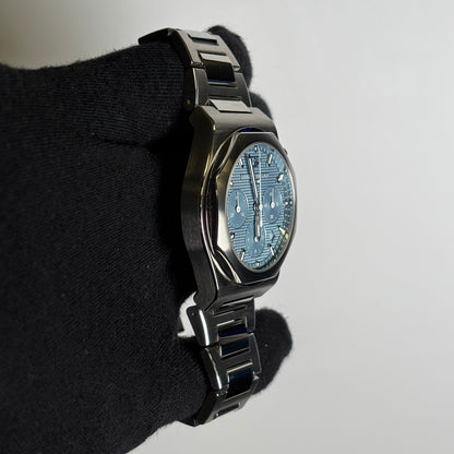 Girard Perregaux Laureato 42mm Blue Dial Watch Ref# 81020-11-3370-1GM - Happy Jewelers Fine Jewelry Lifetime Warranty