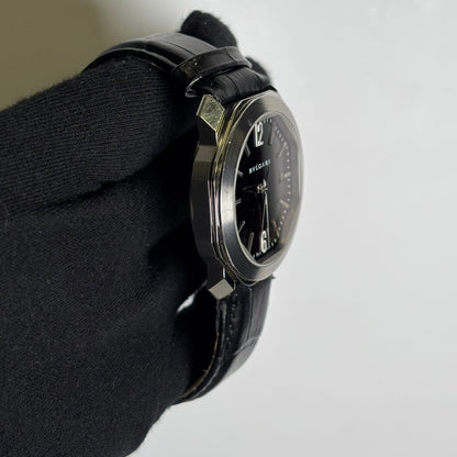 Bvlgari Octo 41mm Brown Dial Watch Ref# 102705 - Happy Jewelers Fine Jewelry Lifetime Warranty