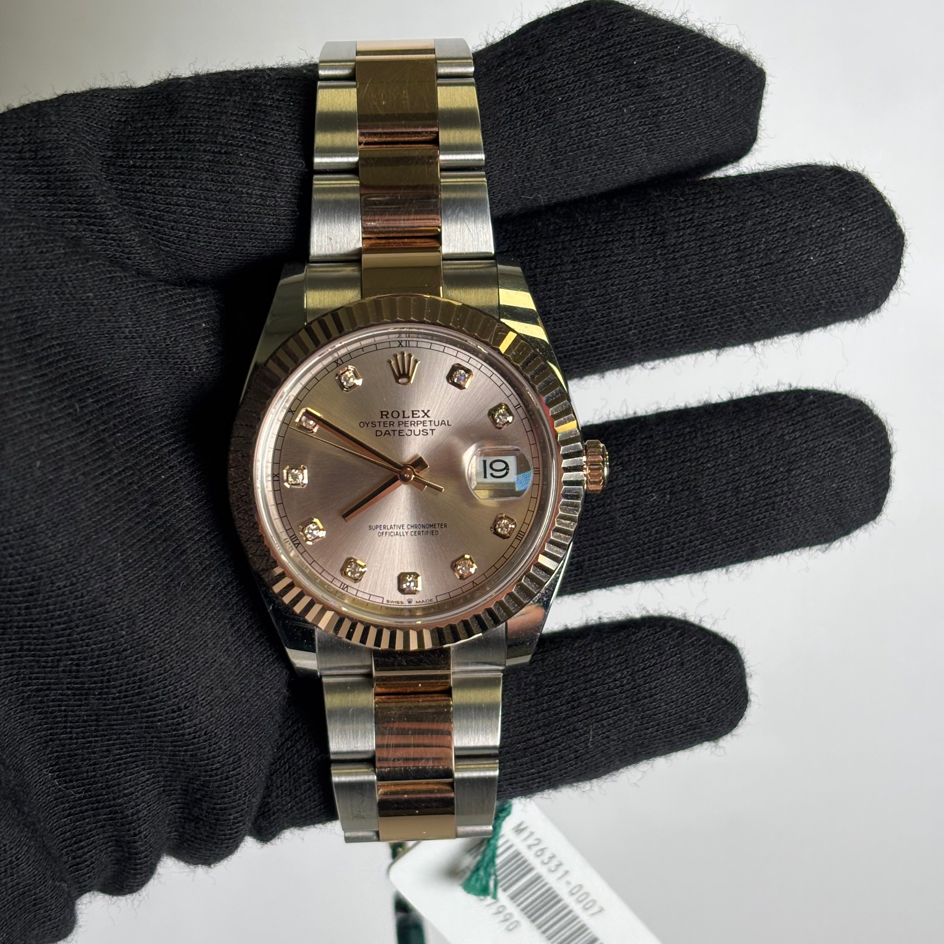 Rolex Datejust 41mm Pink Dial Watch Ref# 126331 - Happy Jewelers Fine Jewelry Lifetime Warranty