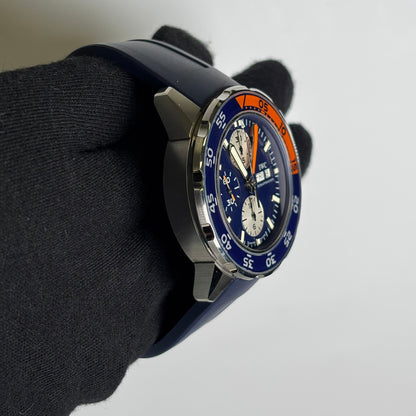 IWC Aquatimer 44mm Blue Dial Watch Ref# IW376704 - Happy Jewelers Fine Jewelry Lifetime Warranty