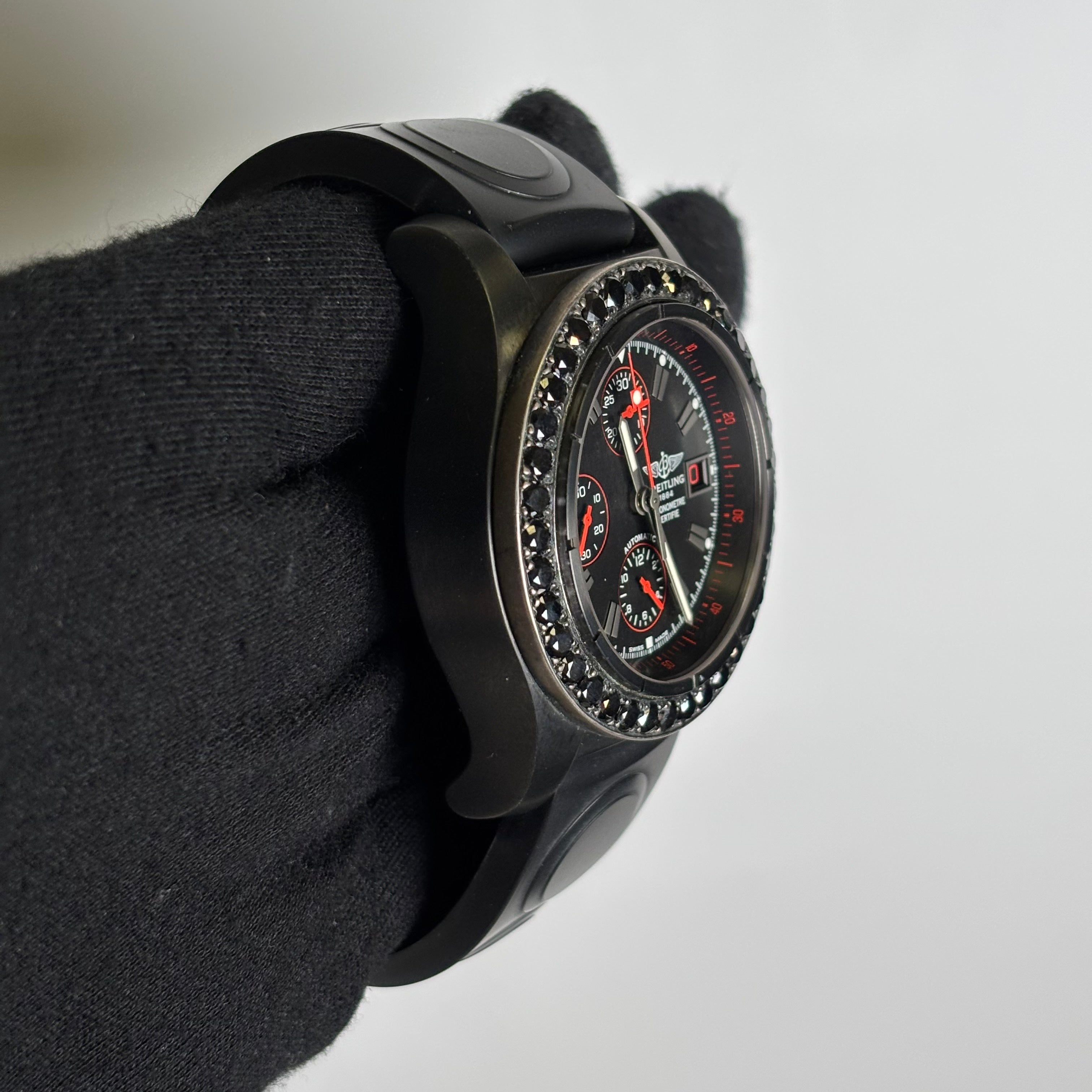 Breitling Avenger 45mm Black Dial Watch Ref# M13380 - Happy Jewelers Fine Jewelry Lifetime Warranty