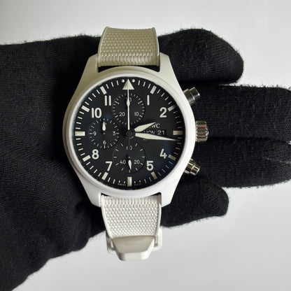 IWC Big Pilot 44.5mm Black Dial Watch Ref# IW389105 - Happy Jewelers Fine Jewelry Lifetime Warranty