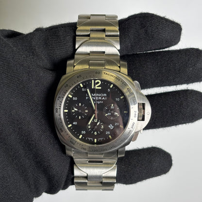 Panerai Luminor 44mm Black Dial Watch Ref# PAM00236 - Happy Jewelers Fine Jewelry Lifetime Warranty