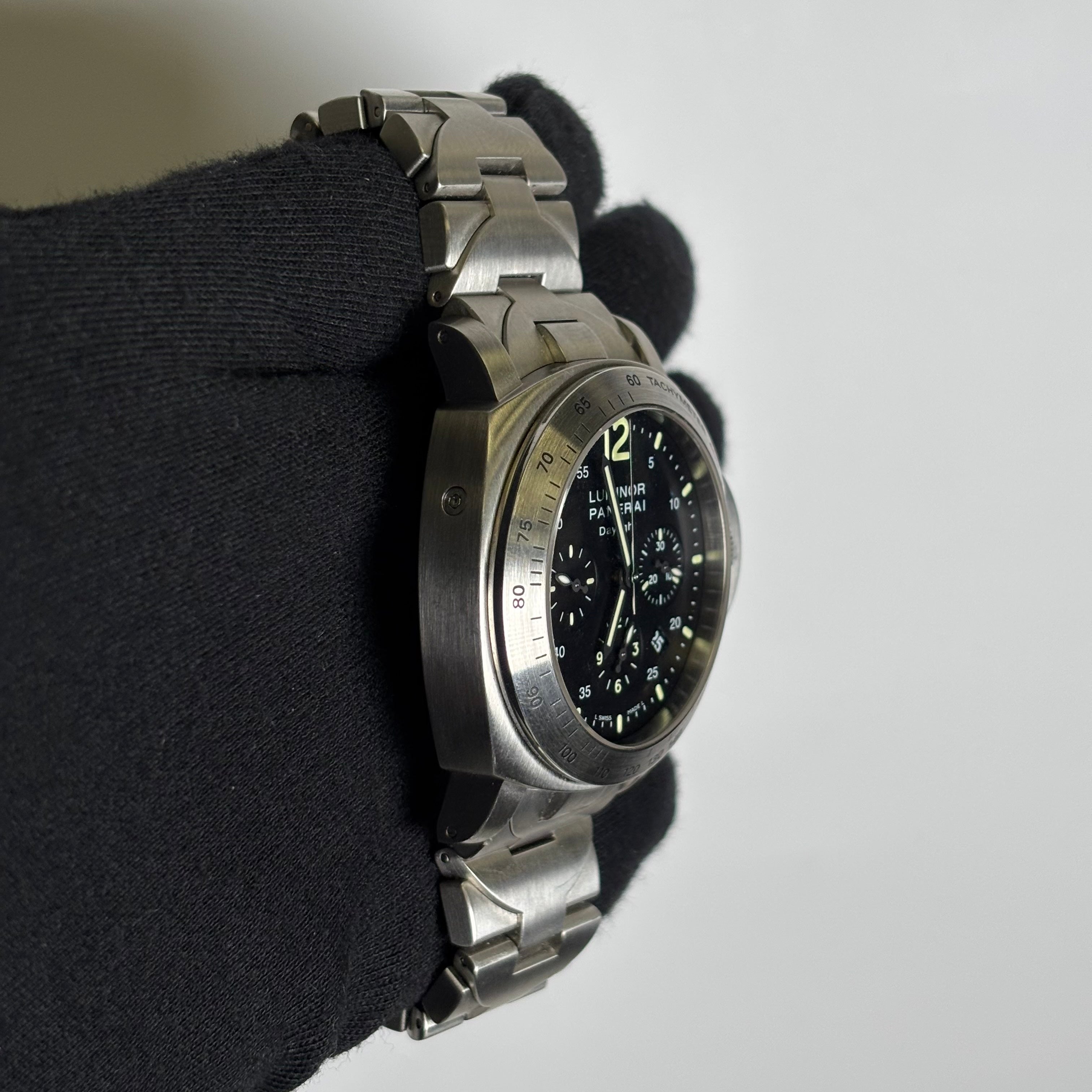 Panerai Luminor 44mm Black Dial Watch Ref# PAM00236 - Happy Jewelers Fine Jewelry Lifetime Warranty