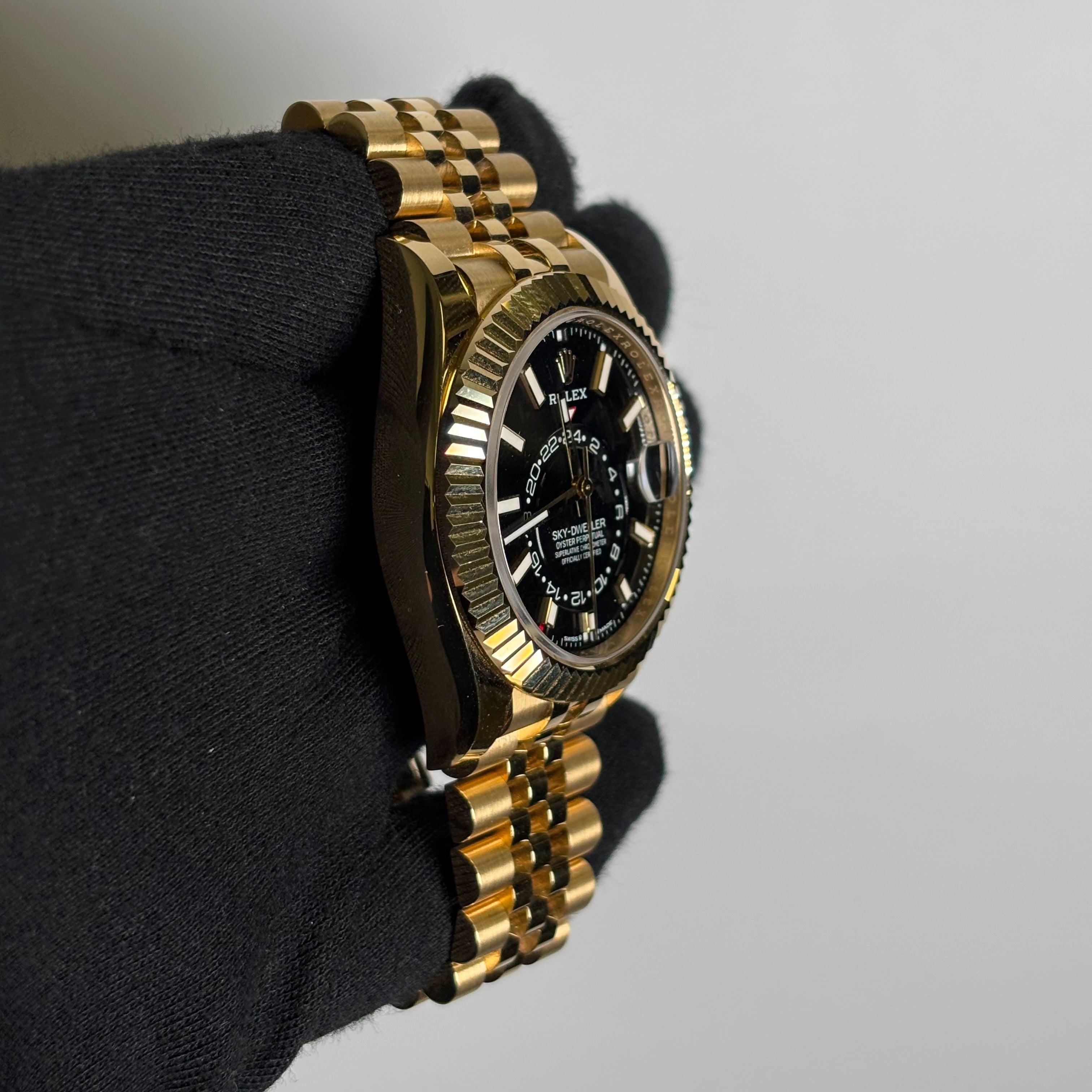 Rolex Sky-Dweller 42mm Black Dial Watch Ref# 336938 - Happy Jewelers Fine Jewelry Lifetime Warranty