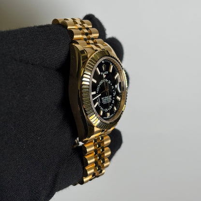 Rolex Sky-Dweller 42mm Black Dial Watch Ref# 336938 - Happy Jewelers Fine Jewelry Lifetime Warranty