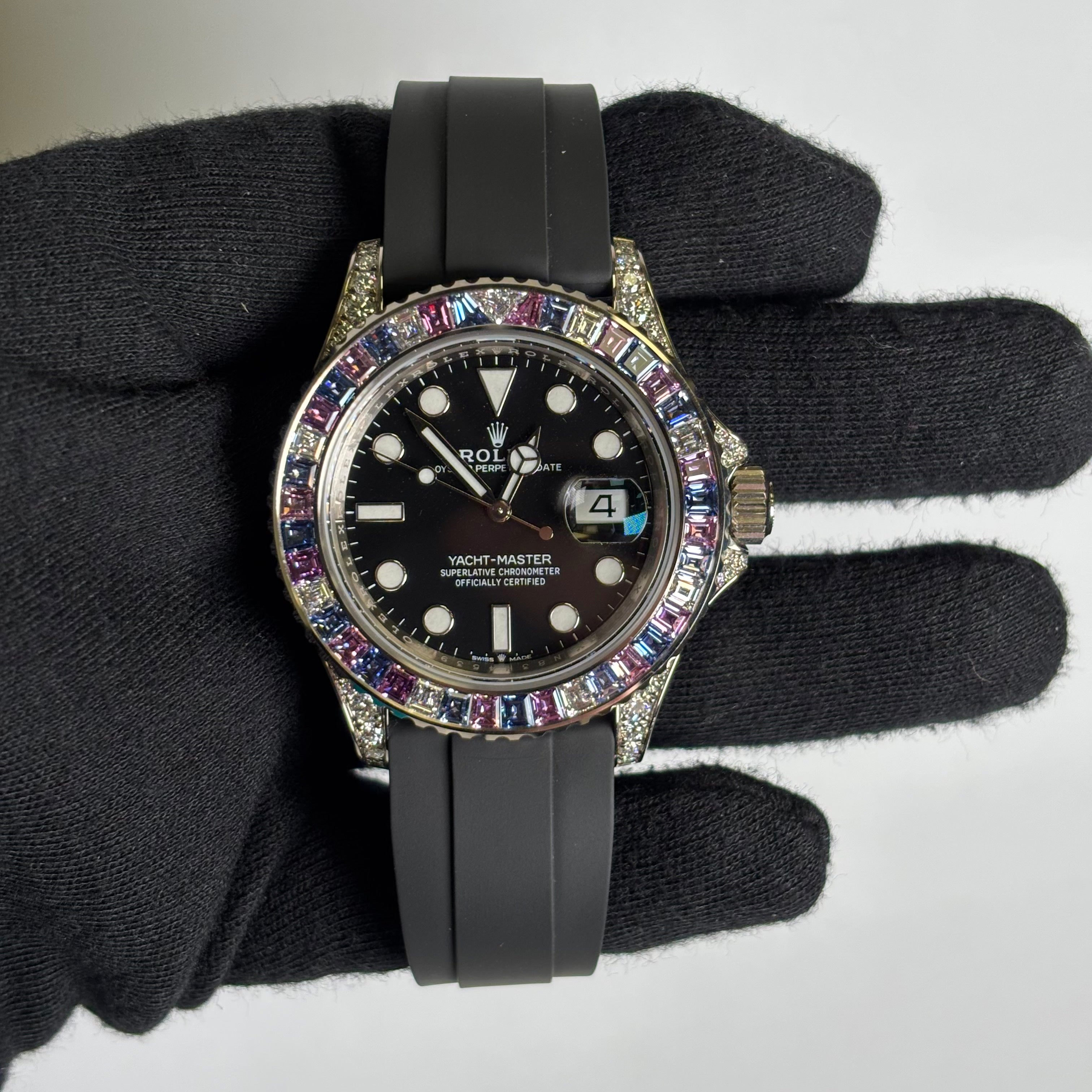 Rolex Yacht-Master 40mm Black Dial Watch Ref# 126679SABR - Happy Jewelers Fine Jewelry Lifetime Warranty