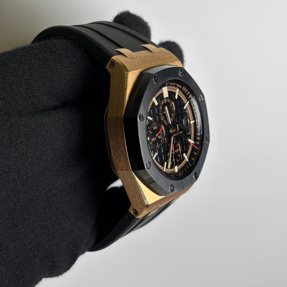 Audemars Piguet Royal Oak 44mm Black Dial Watch Ref# 26401RO.OO.A002CA.02 - Happy Jewelers Fine Jewelry Lifetime Warranty