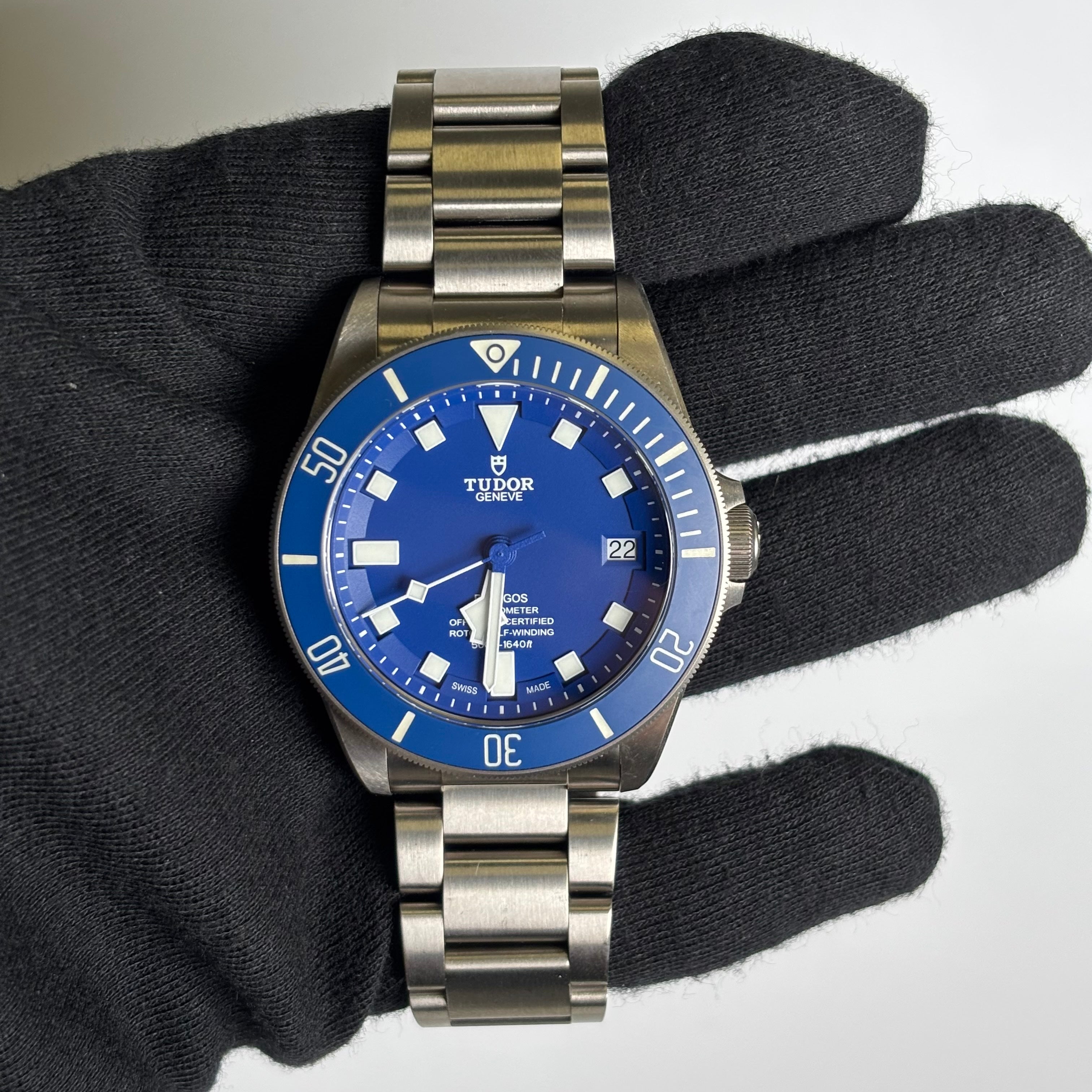 Tudor Pelagos 42mm Blue Dial Watch Ref# 25600TB - Happy Jewelers Fine Jewelry Lifetime Warranty