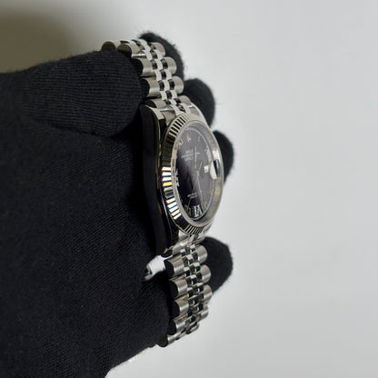 Rolex Datejust 36mm Purple Dial Watch Ref# 126234 - Happy Jewelers Fine Jewelry Lifetime Warranty