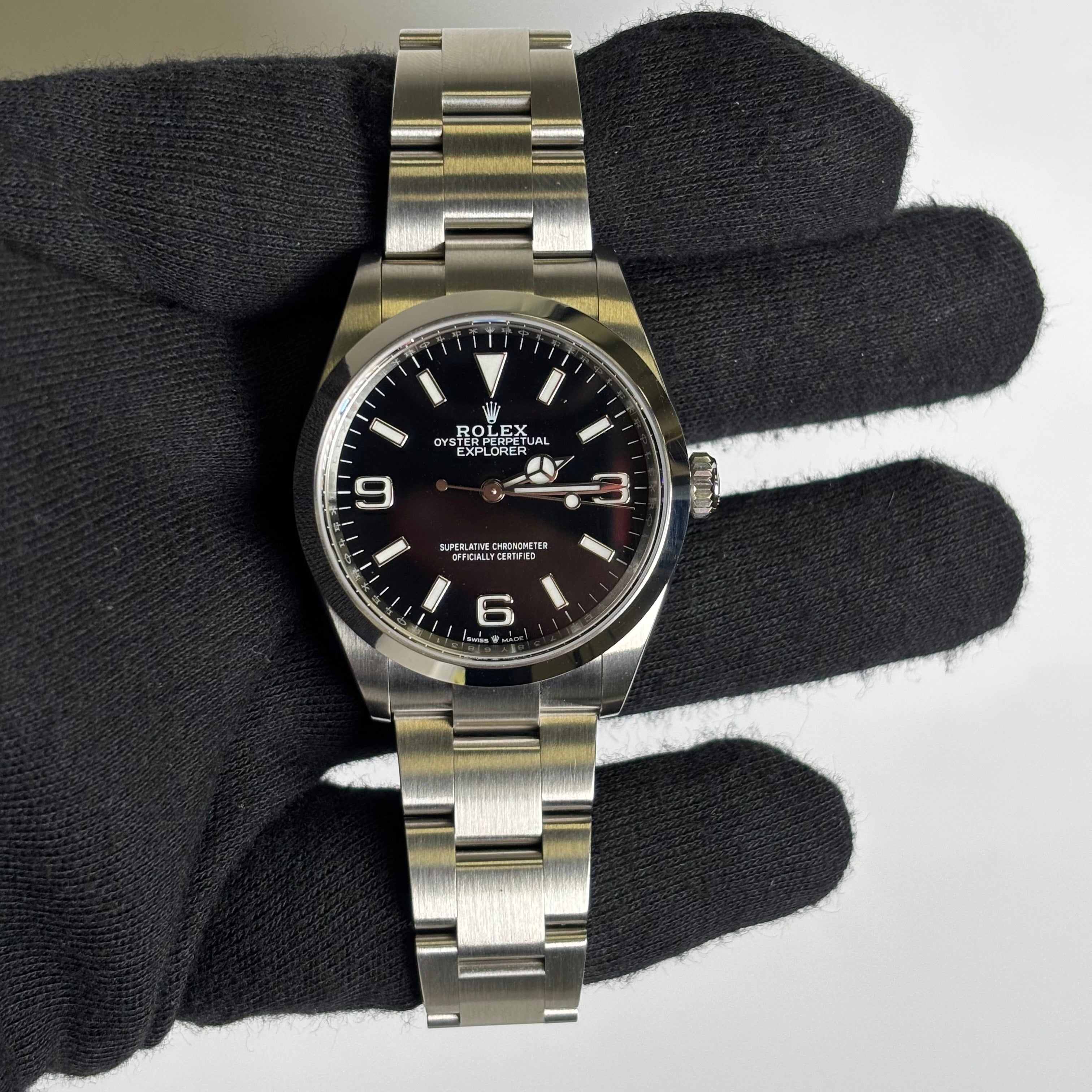 Rolex Explorer 39mm Black Dial Watch Ref# 124270 - Happy Jewelers Fine Jewelry Lifetime Warranty