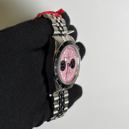 Tudor Black Bay 41mm Pink Dial Watch Ref# 79360N - Happy Jewelers Fine Jewelry Lifetime Warranty