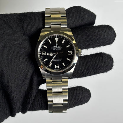Rolex Explorer 40mm Black Dial Watch Ref# 224270 - Happy Jewelers Fine Jewelry Lifetime Warranty