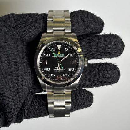 Rolex Air-King 40mm Black Dial Watch Ref# 116900 - Happy Jewelers Fine Jewelry Lifetime Warranty