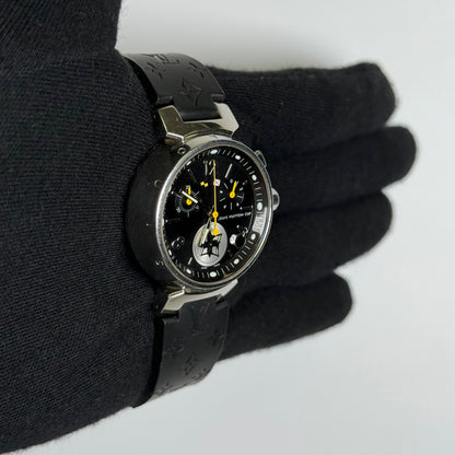 Louis Vuitton Cup 34mm Black Dial Watch Ref# Q132G - Happy Jewelers Fine Jewelry Lifetime Warranty