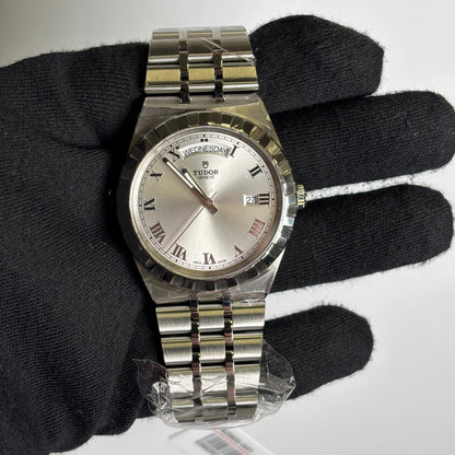Tudor Royal 41mm Silver Dial Watch Ref# 28600 - Happy Jewelers Fine Jewelry Lifetime Warranty