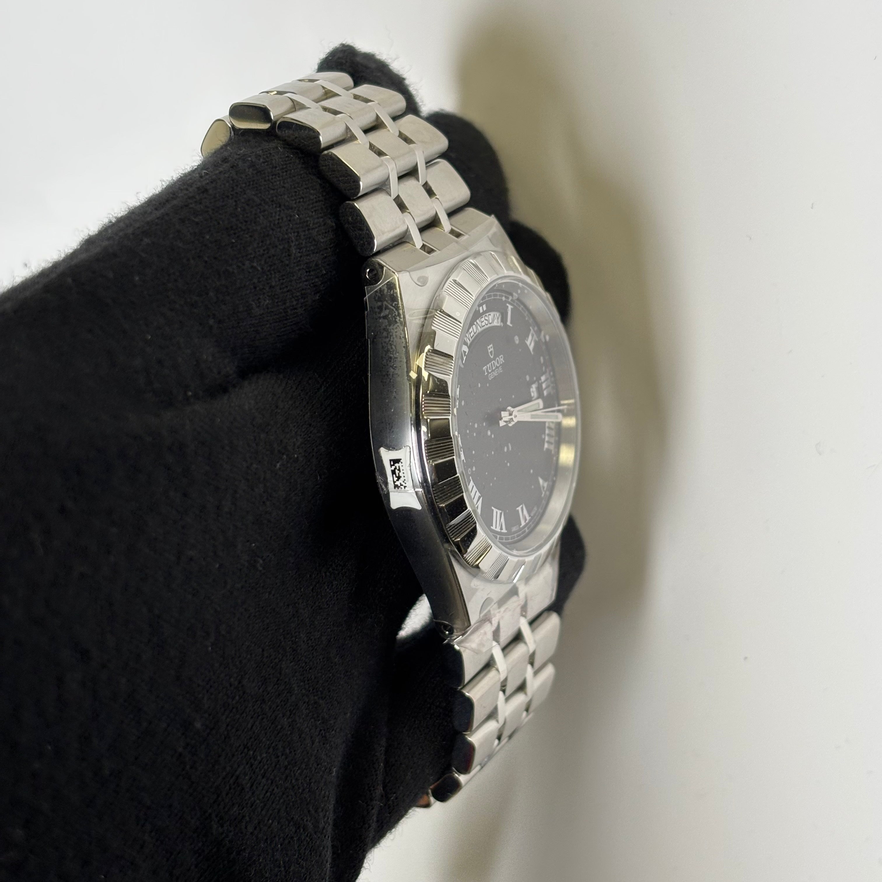 Tudor Royal 41mm Black Dial Watch Ref# 28600 - Happy Jewelers Fine Jewelry Lifetime Warranty