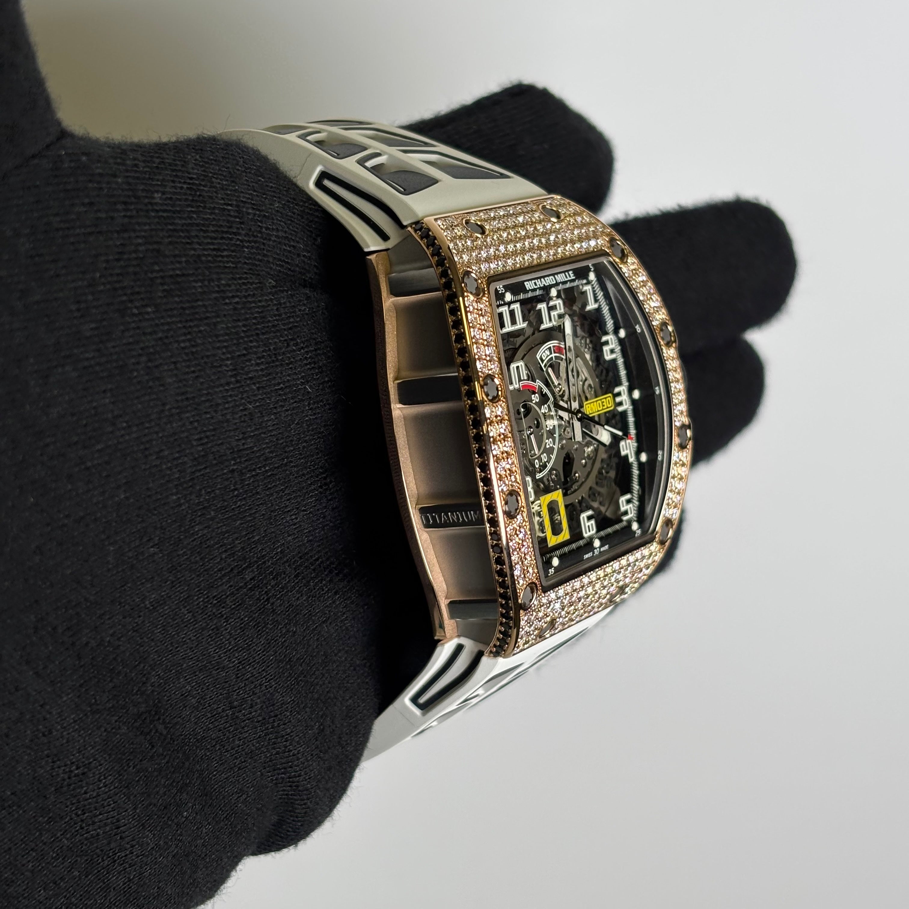 Richard Mille RM030 42mm Openwork Dial Watch Ref# RM030 - Happy Jewelers Fine Jewelry Lifetime Warranty