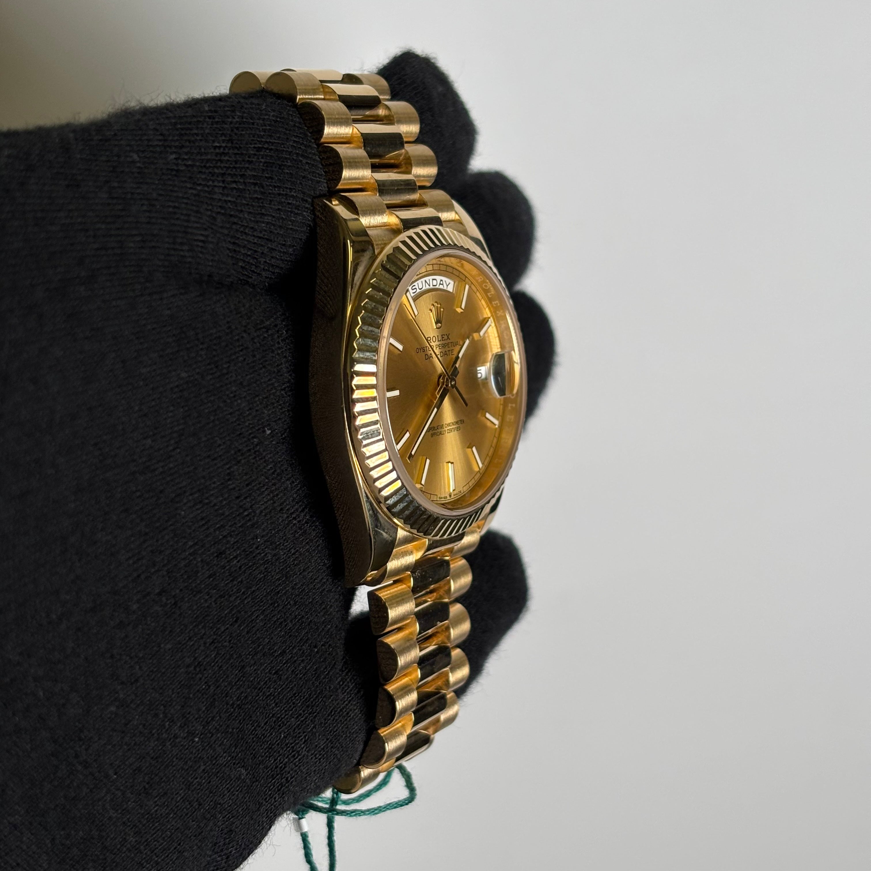 Rolex Day-Date 40mm Champagne Dial Watch Ref# 228238 - Happy Jewelers Fine Jewelry Lifetime Warranty