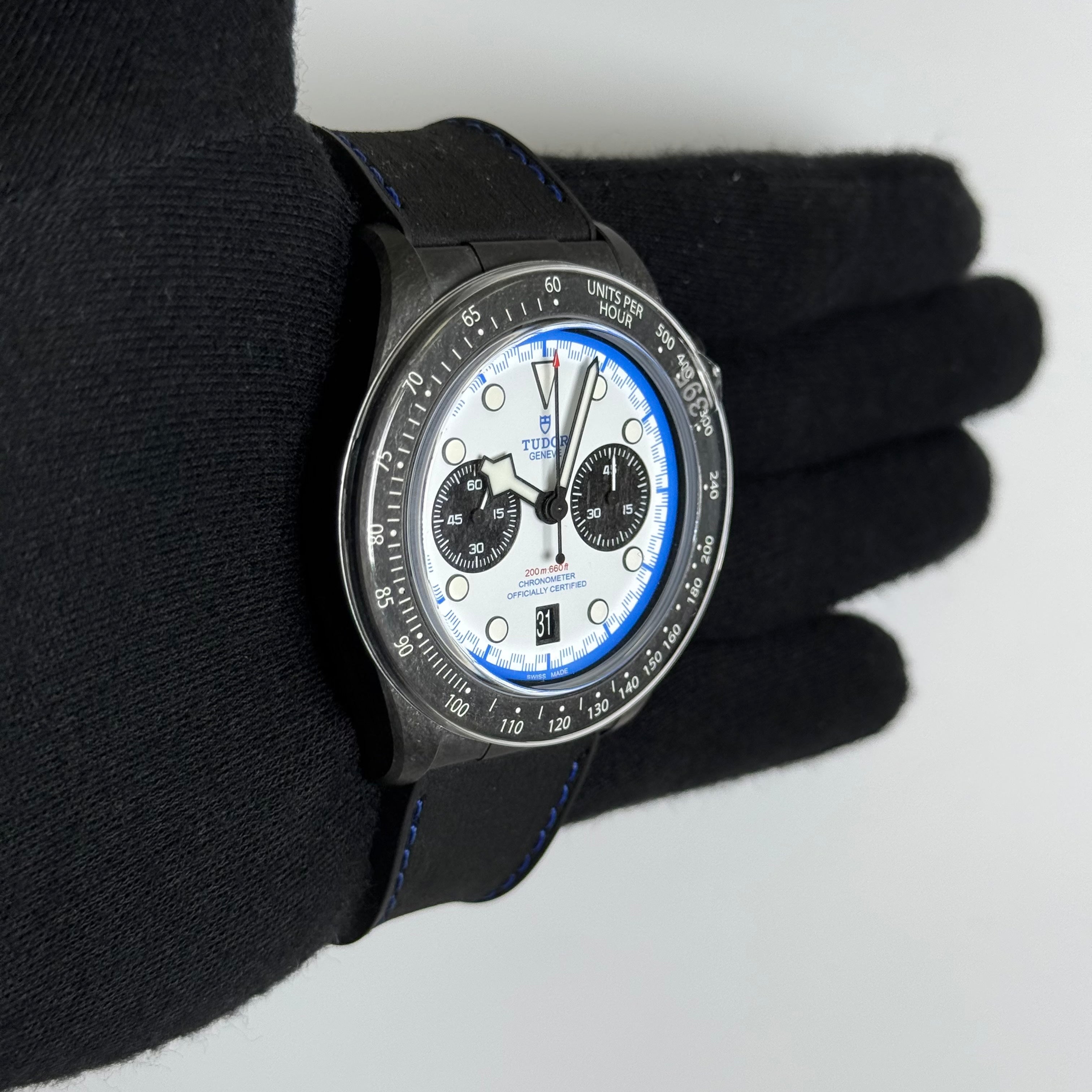 Tudor Black Bay 42mm White Dial Watch Ref# 79377KN - Happy Jewelers Fine Jewelry Lifetime Warranty