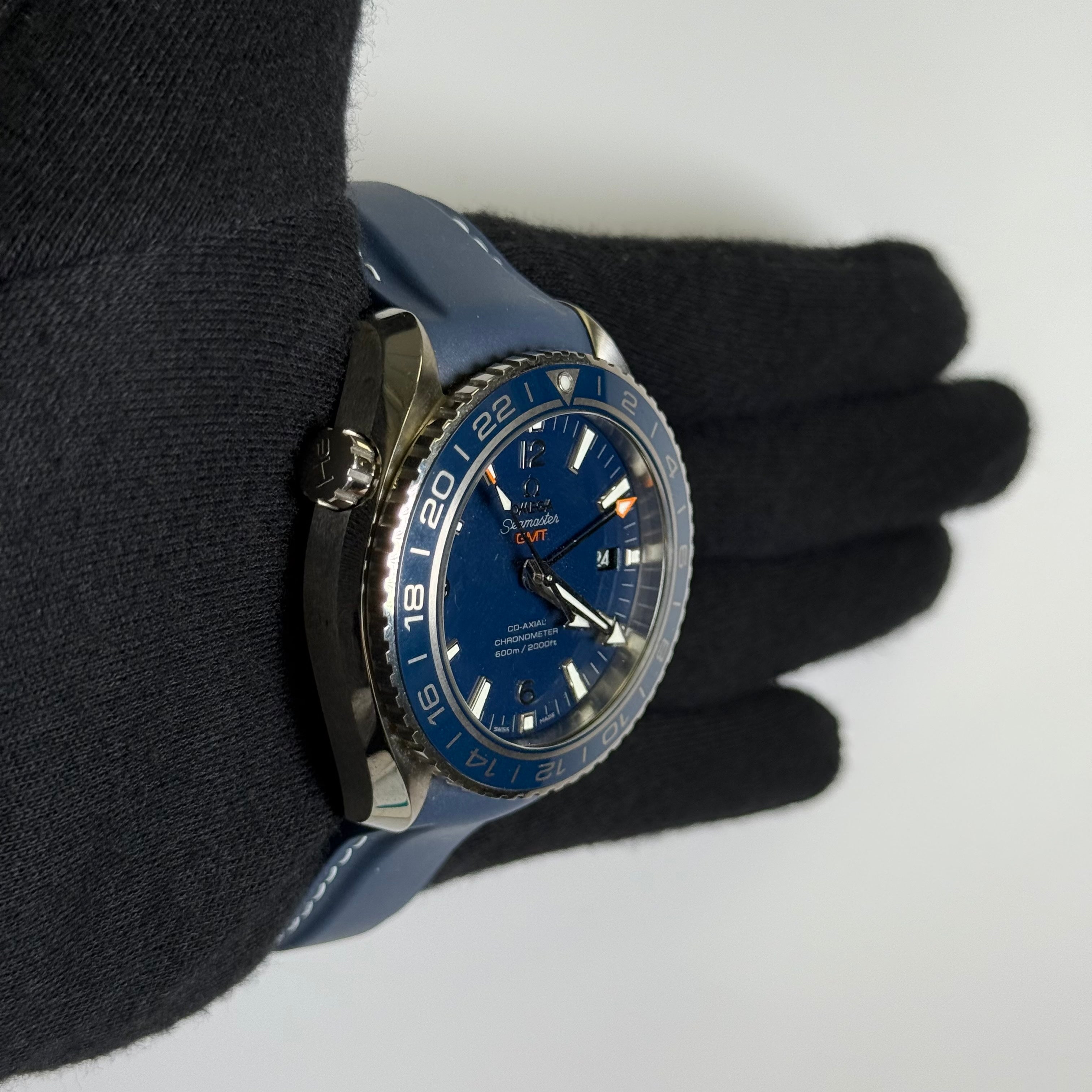 Omega Seamaster 44mm Blue Dial Watch Ref# 232.92.44.22.03.001 - Happy Jewelers Fine Jewelry Lifetime Warranty