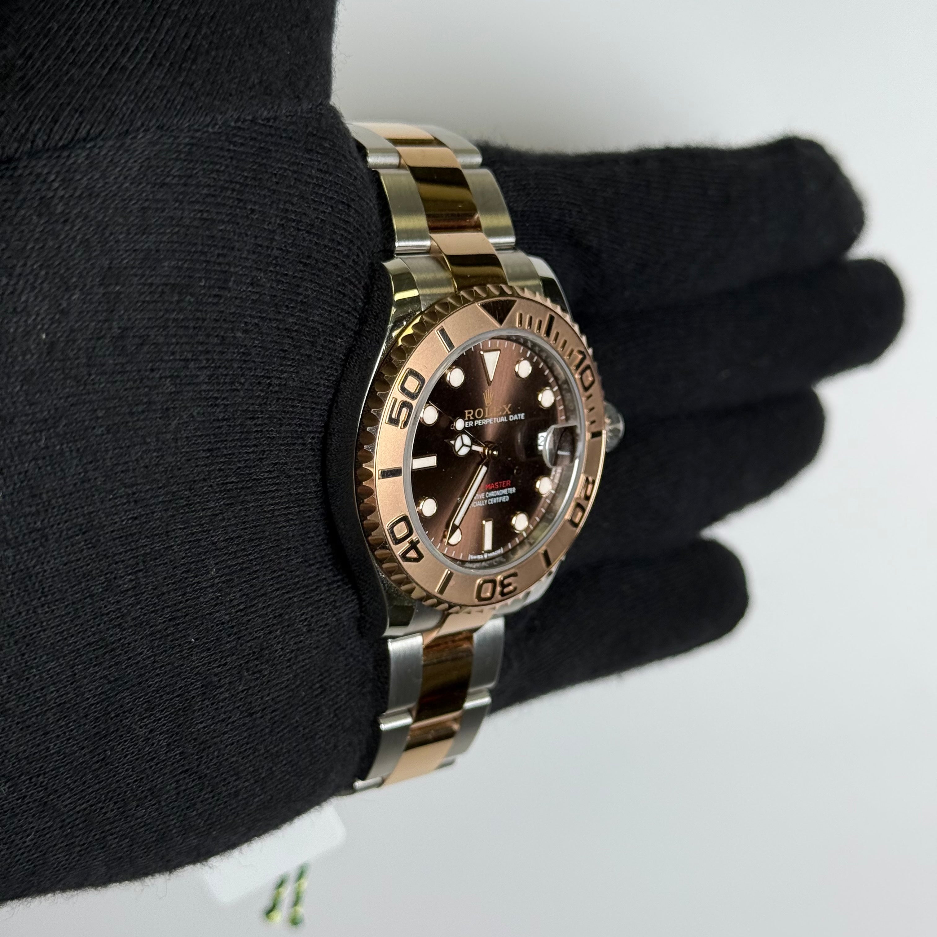 Rolex Yacht-Master 37mm Chocolate Dial Watch Ref# 268621 - Happy Jewelers Fine Jewelry Lifetime Warranty