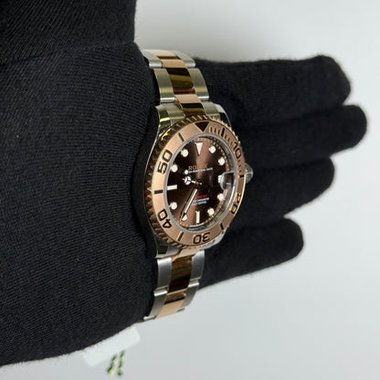 Rolex Yacht-Master 37mm Chocolate Dial Watch Ref# 268621 - Happy Jewelers Fine Jewelry Lifetime Warranty