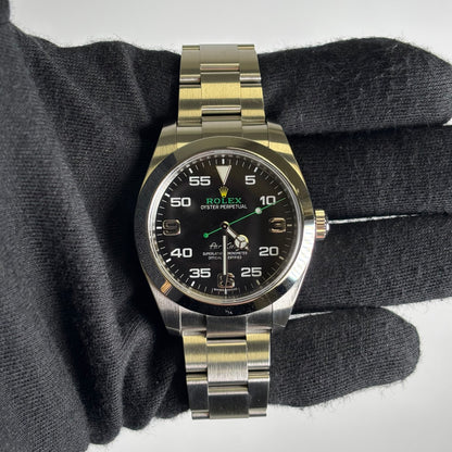 Rolex Air-King 40mm Black Dial Watch Ref# 116900 - Happy Jewelers Fine Jewelry Lifetime Warranty