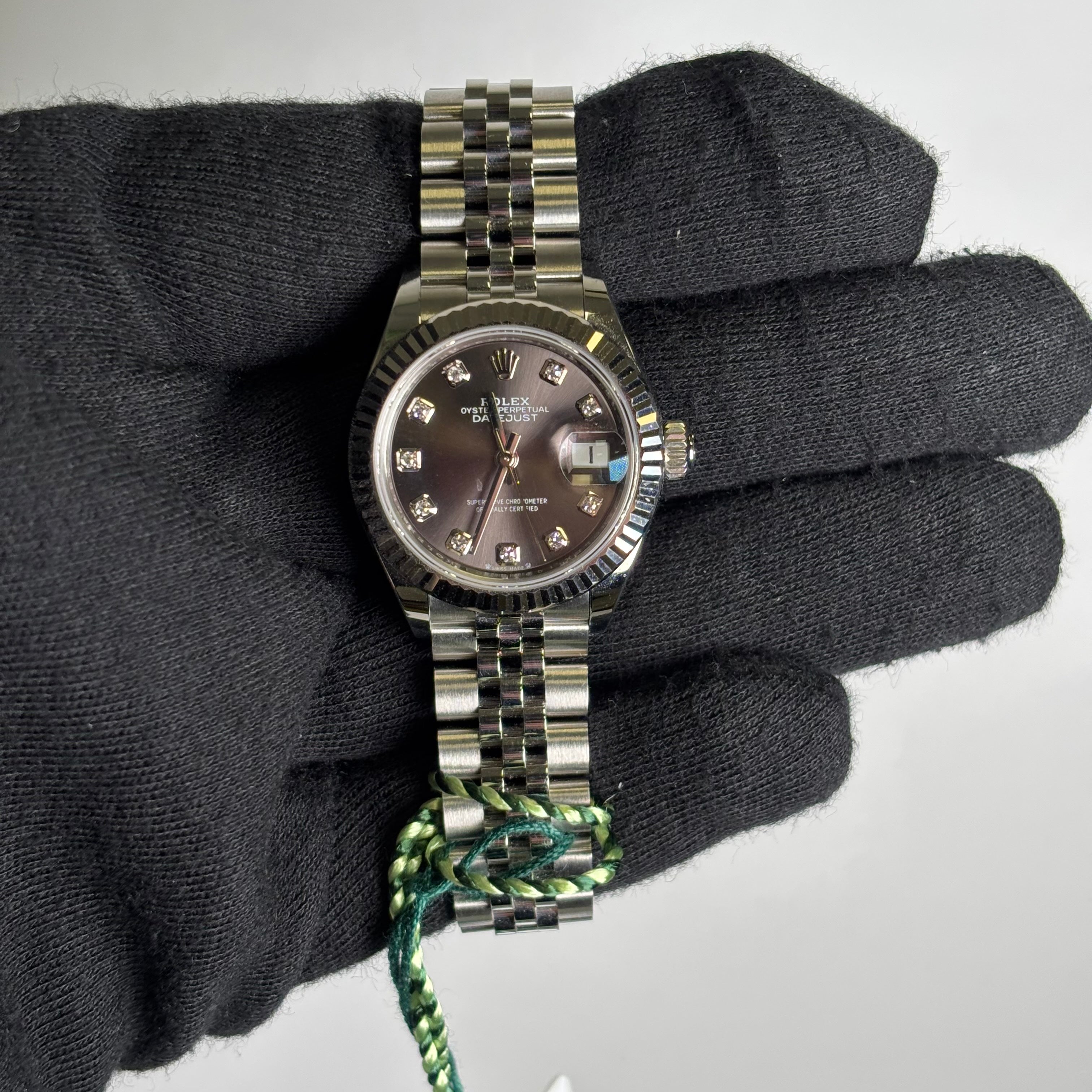 Rolex Datejust 28mm Grey Dial Watch Ref# 279174 - Happy Jewelers Fine Jewelry Lifetime Warranty