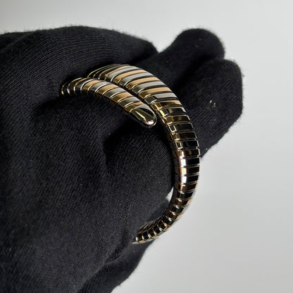 Bvlgari Serpenti 35mm Silver Dial Watch Ref# 102237 - Happy Jewelers Fine Jewelry Lifetime Warranty