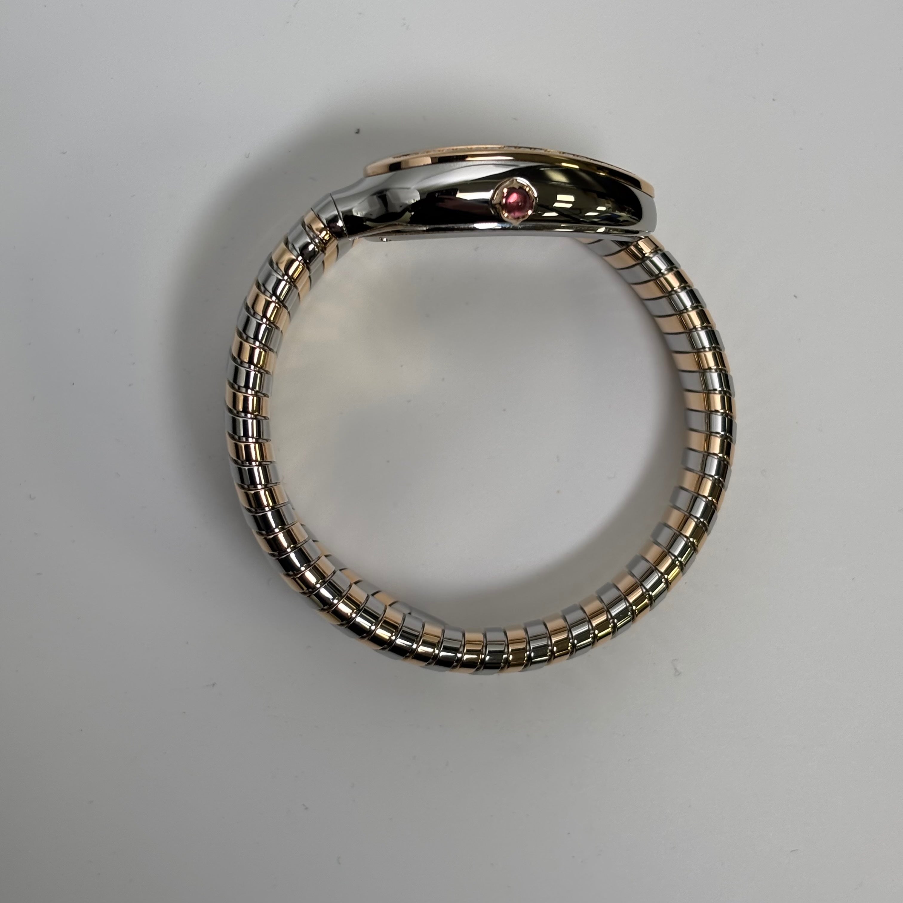 Bvlgari Serpenti 35mm Silver Dial Watch Ref# 102237 - Happy Jewelers Fine Jewelry Lifetime Warranty