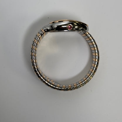 Bvlgari Serpenti 35mm Silver Dial Watch Ref# 102237 - Happy Jewelers Fine Jewelry Lifetime Warranty